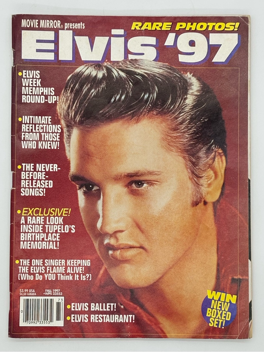 Vintage Elvis Presley 97 Rare Photos Magazine Collector Issue Rock Memorabilia